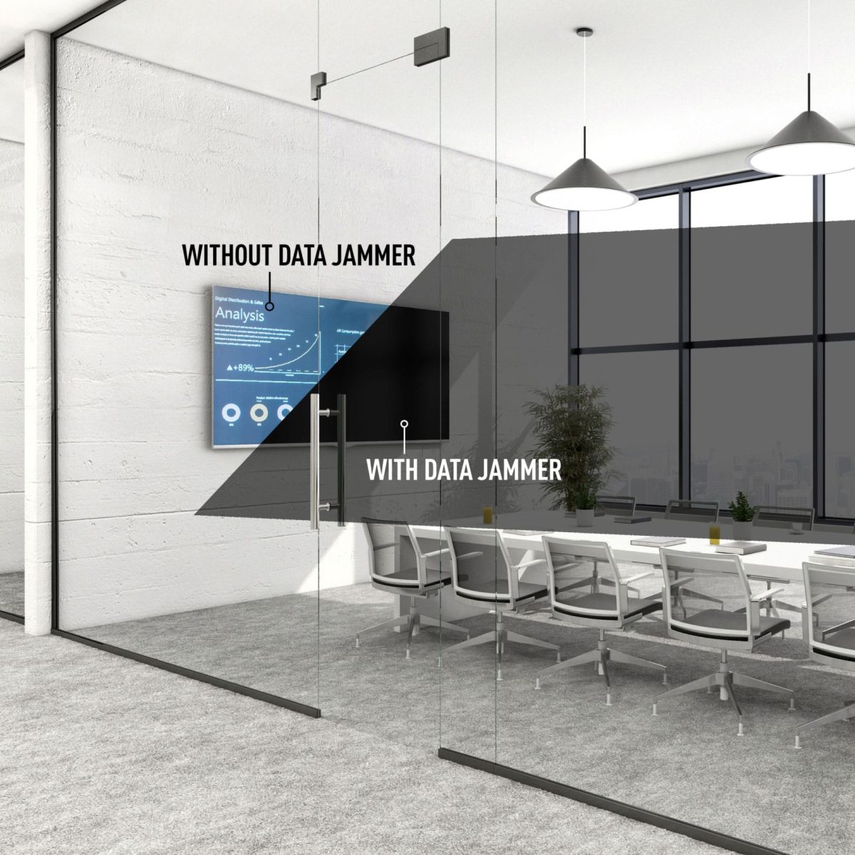 DATA JAMMER — screen privacy